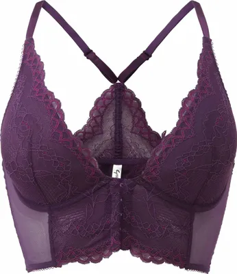 Obrázek produktu pro Gossard Krajková podprsenka s kosticemi do V a zapínáním vpředu Fialová 70 C