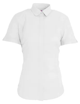 Obrázek produktu pro Brook Taverner dámská popelínová halenka Soave s krátkým rukávem PC2640 (38 DE) (Bílá)