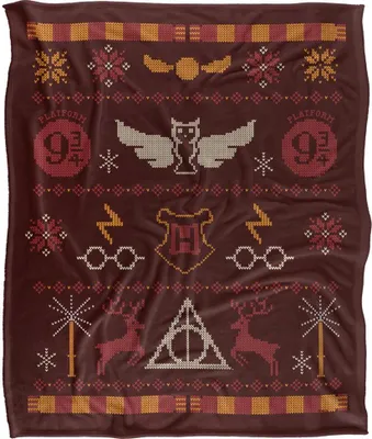 Produktbild von Harry Potter - Decke, Fair Isle TV18920 (Einheitsgröße) (Bunt)