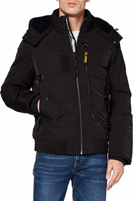 Produktbild von TOM TAILOR PADDED BLOUSON WITH HOOD Herren Winterjacke mit Kapuze