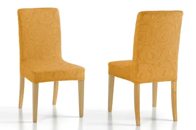Productafbeelding van Martina Home stoelhoes voor rugleuning, kleur mosterd