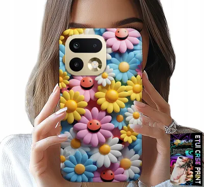 Obrázok produktu pre POUŽITIE: Kryt pre telefón Realme 16 Pro+ 5G - Kvetinový vzor, motívy stokrotiek