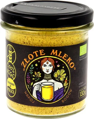 MIESZANKA PRZYPRAW "ZŁOTE MLEKO" BEZGLUTENOWA BIO 130 g - PIĘĆ PRZEMIAN