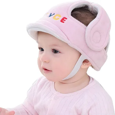 Produktbild von Sicherheitshelm für Babys - atmungsaktives und verstellbarer - Kopfschutzhelm für Kleinkinder - ideal für Spaziergänge und Klettern