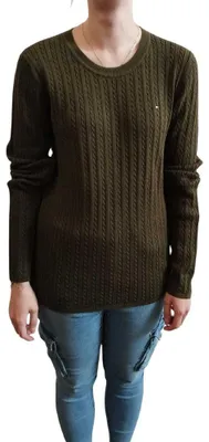 Immagine prodotto di Tommy Hilfiger - Maglione Top da donna NA902 (S) (verde)