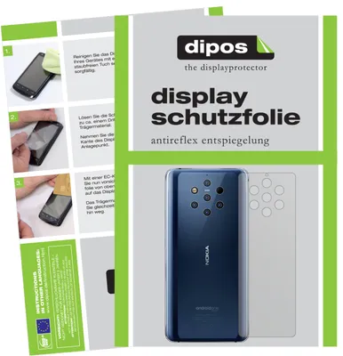 Produktbild von 6x Schutzfolie für Nokia 9 PureView Rückseite matt Displayschutzfolie Display