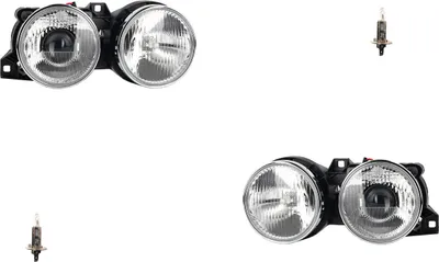 Imagen del producto de Focos halógenos compatibles con BMW Serie 3 E30 (09/87-01/92), juego de bombillas (izquierda y derecha)