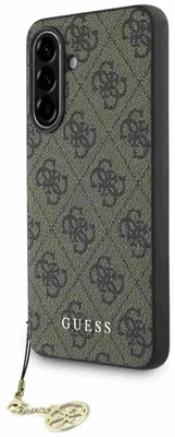Zdjęcie produktu dla Guess 4G Charms Collection - Etui do Samsung Galaxy A56 5G (brązowy)