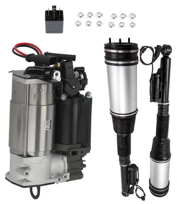 Obrázek produktu pro Sada zadních vzduchových tlumičů + kompresor pro Mercedes třídy S W220