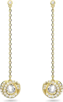 Produktbild von Swarovski Ohrringe Damen Generation Lang Weiß Goldlegierung 5636514