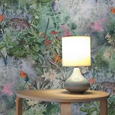 Produktbild von TADESSI Tapete Dschungel Aleix M1-No.794 Vliestapete Grün Blau Blumenoptik Wohnzimmer Schlafzimmer Küche
