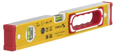 Zdjęcie produktu dla Poziomica z lekkiego metalu Stabila, typ 196-2, 40 cm – precyzyjny pomiar 15898