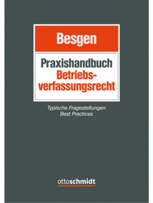 Produktbild von Praxishandbuch Betriebsverfassungsrecht
