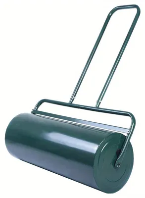 Produktbild von Rasenwalze - Handwalze - Graswalze - Gartenwalze - Rollwalze - 48 Liter Fassungsvermögen - U-förmiger Griff - Stahl, pulverbeschichtet