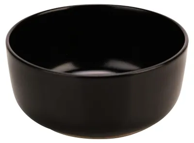 Schale 14,5 cm Ø, Steinzeug Schwarz, 300 ml, spülmaschinengeeignet