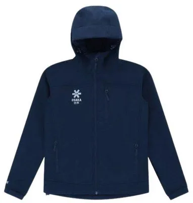 Productafbeelding van OSAKA Kinder softshell jas met capuchon, marineblauw, maat 6-8