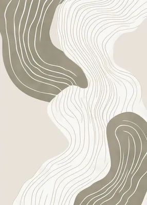 Image de Affiche 50 x 70 cm Wiral Minimaliste, Intérieurs Style scandinave, Boho