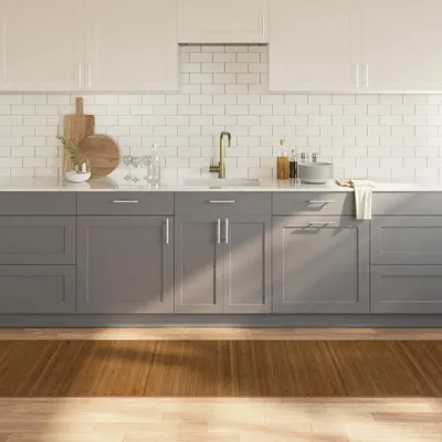 Produktbild von vidaXL Teppich Rechteckig Braun 80x400 cm Bambus