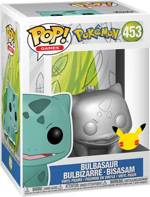Produktbild von Pokemon - Bulbasaur Bulbizarre Bisasam 453 25 Years - Funko Pop! - Vinyl Figur