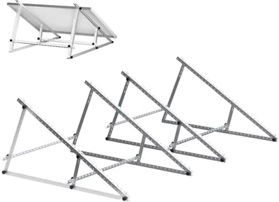 Produktbild von 2 Paar Solarmodul-Halterung für Balkonkraftwerk 118cm  – Robuste Neigungshalterungen für Flachdach, Wandmontage, Balkon & Wohnmobil Photovoltaik Solar
