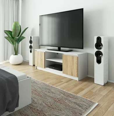 Obrázok produktu pre Televízny stolík 140 cm, 2 dvere, výška 55 cm, hĺbka 40 cm, CLP