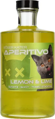 Image de BÖSER KATER Aperitivo Lemon & Lime 15% Vol. 0,5l