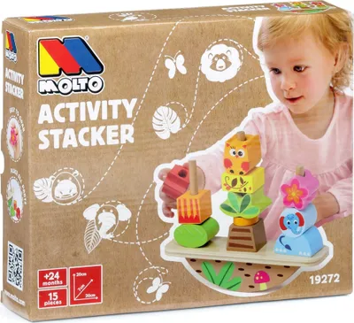 Produktbild von Baby-Spielzeug Moltó Activity Stacker Holz