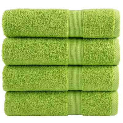 Obrázok produktu pre Prémiové uteráky SOLUND 4 ks Jablkovo zelené 50x100 cm 600 g/m²