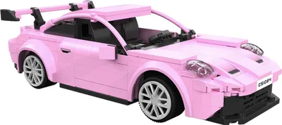 Obrázek produktu pro Stavebnice - CADA Sportovní Růžové závodní auto Legand na dálkové R/C.