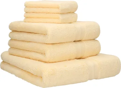 Produktbild von Betz 5-tlg. Handtuch-Set GOLD 100%Baumwolle Qualität 600 g/m² 1 Duschtuch 2 Handtücher 2 Seiftücher Farbe beige