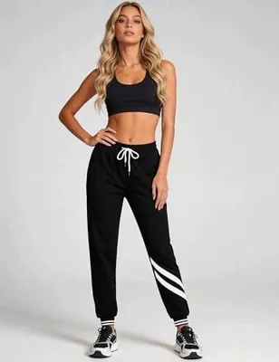 Zdjęcie produktu dla Spodnie sportowe damskie treningowe jogging bawełniane długie dla kobiet