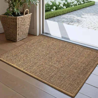 Zdjęcie produktu dla Wykonana ręcznie mata sisalowa, 60 x 90 cm - antypoślizgowa mata do wejść