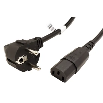 Obrázek produktu pro BACHMANN Kabel síťový, CEE 7/7(M) - IEC320 C13, 3x 1,5mm2,  1m, černý (19.07.1315)