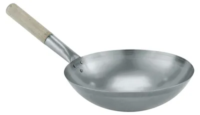 Imagen del producto de Sambonet Wokpfanne 35,5 cm Eisen/mit Holzgriff 49604-36