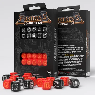 Productafbeelding van Fortress Compact D6: Zwart en rood