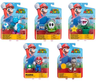 Produktbild von Jakks Pacific Super Mario Figur Serie 40 6 Zufälliger Versand Sortiert 10 Cm Mehrfarbig  Kinder Mehrfarbig One Size