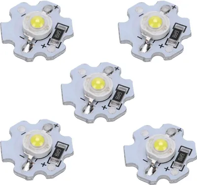 Image de 25Pcs 5V LED Chips 200LM 1W High Power LED Lamp Beads for DIY Lighting FixturesPure White 6000?6500K