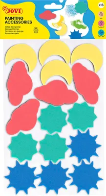 Produktbild von Jovi Foam Stamps For Colours Schaumstoffstempel Mix