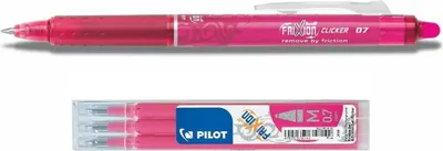 Produktbild von Frixion Clicker 0.7 pink + 3 Ersatzminen pink
