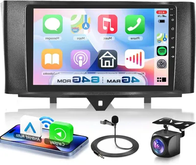 Zdjęcie produktu dla Androidowe radio samochodowe - odtwarzacz multimedialny - system nawigacji - radio z ekranem dotykowym - stereo Bluetooth