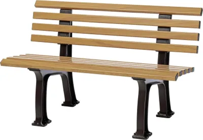 Produktbild von Gartenbank Antigua | 2-Sitzer | Holzoptik | HxBxT 74x120x54cm | Witterungs- & UV-beständiger Kunststoff | Parkbank Sitzbank Außenbereich Garten Balkon Terrasse