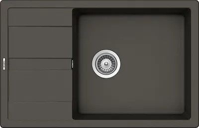 Produktbild von Schock Einbauspüle Manhattan D-100LS A Asphalt - Auflagespüle