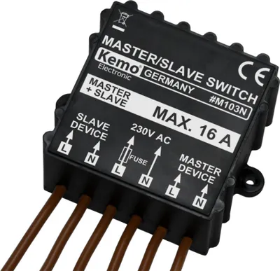 Produktbild von KEMO Master/Slave Schalter, M103N, 230 V/AC (400 V/AC)