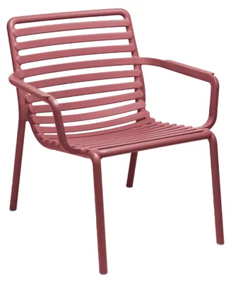 Produktbild von Lounge-Gartenstuhl Doga Relax | Kunststoff | Marsala | 2er Set