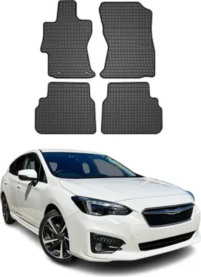 Image de Tapis de Sol pour Subaru Impreza 2016-2022 Caoutchouc Noir