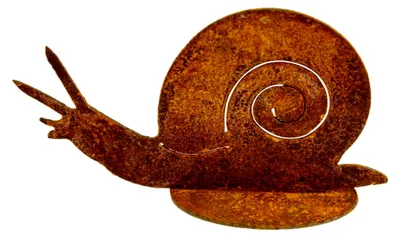 Produktbild von Gartenfigur Schnecke aus Edelrost