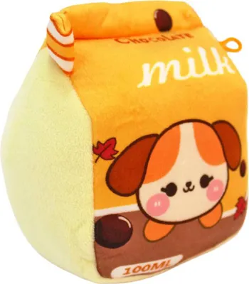 Produktbild von Milch Plüschtier gelb kawaii - ca. 15 cm