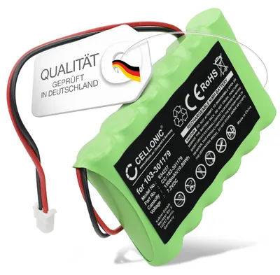 Produktbild von subtel 1x Akku für Haustechnik Kompatibel mit Visonic PowerMaster 30 Control Panel, 103-301179 - (1500mAh, 7.2V)