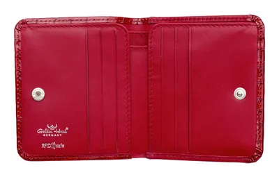 Produktbild von Golden Head Leder Geldbörse Cayenne RFID Protect Billfold Coin Wallet With Front Snap Closure Cherry rot