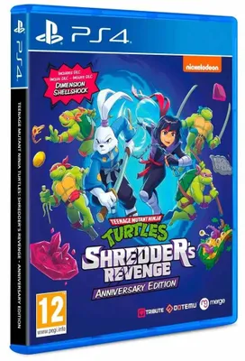 Produktbild von Playstation Games Ps4 Teenage Mutant Ninja Turtles Shredder’s Revenge Anniversary Edition Mehrfarbig PAL Mehrfarbig PAL